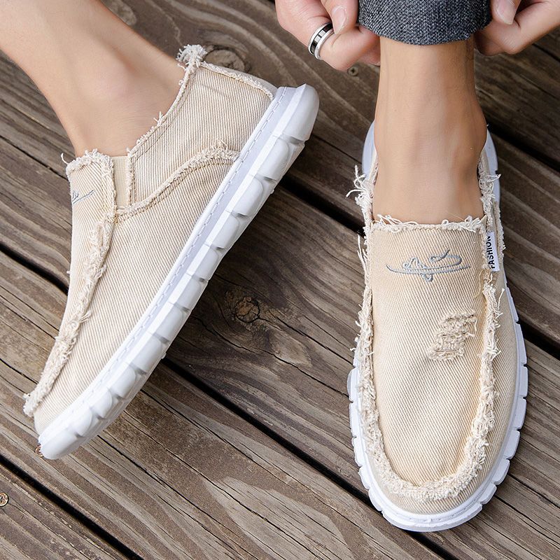 Mens Fashion Trainers - حذاء رياضي رجالي من القماش يسمح