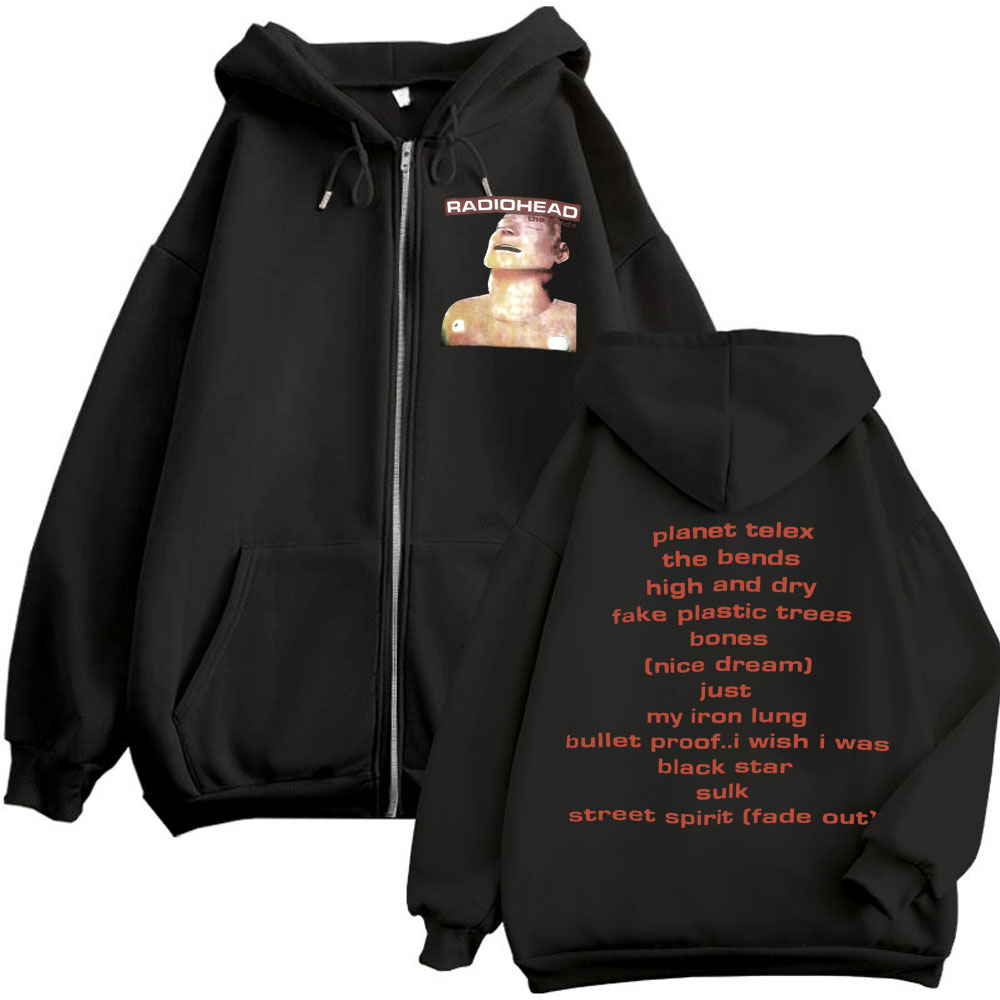هودي بسحاب بتصميم ألبوم موسيقى - مراجعة Mens Fashion Zip Up Hoodies وسعره