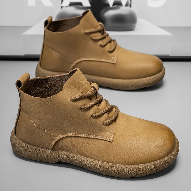 أحذية الكاحل للرجال أحذية بنية - مراجعة Men'S Fashion News وسعره