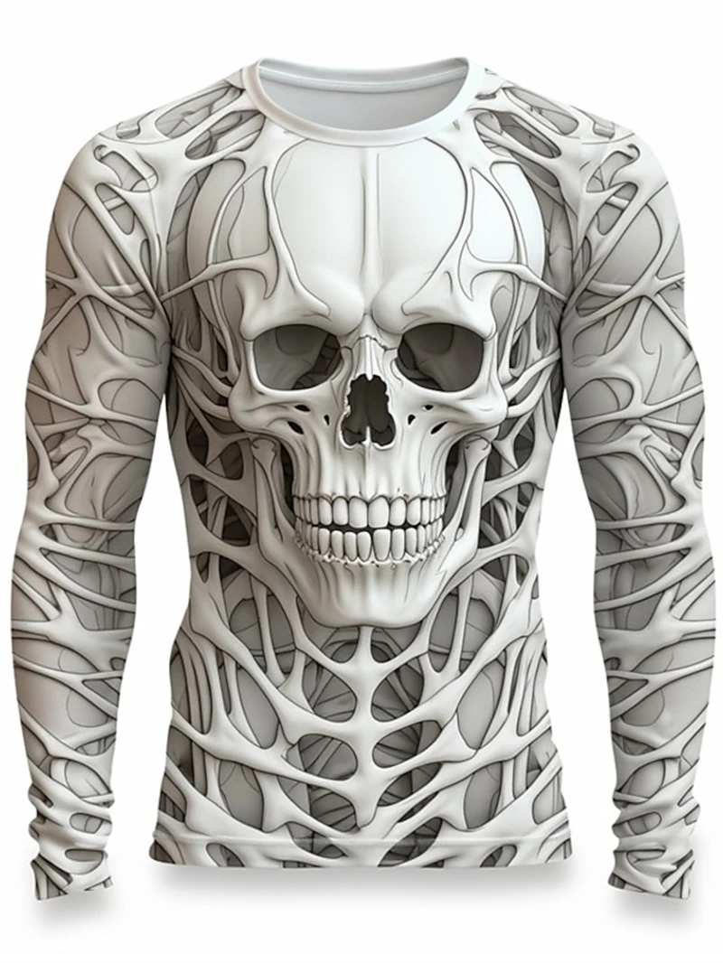 تيشيرتات رجالية بنقشة جمجمة ثل - مراجعة Men'S Fashion T Shirts وسعره