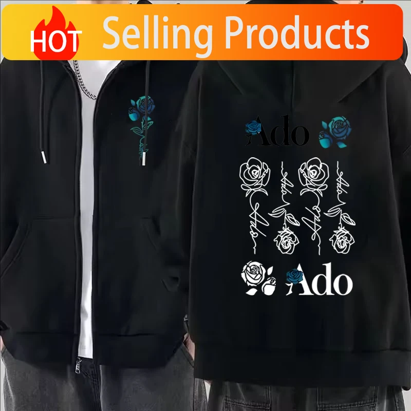 هوديز بطباعة جرافيك من أدو لعا - مراجعة Mens Fashion Zip Up Hoodies وسعره