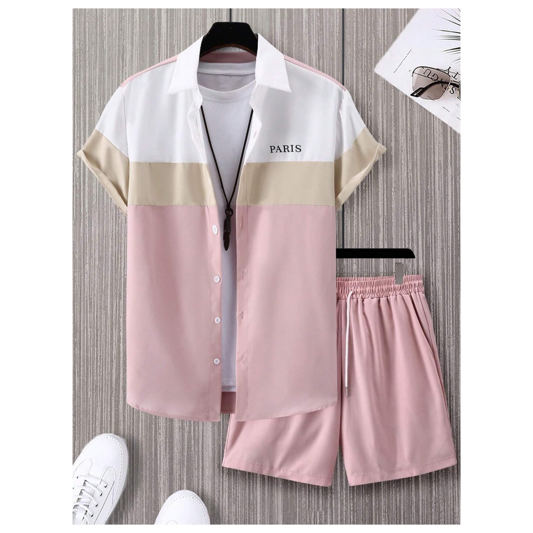 بدلة رجالية أنيقة زرقاء وبيضاء - مراجعة Mens Fashion Clothes وسعره