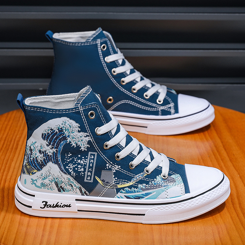 أحذية رجالية قماشية عالية الرق - مراجعة Mens Fashion Trainers وسعره
